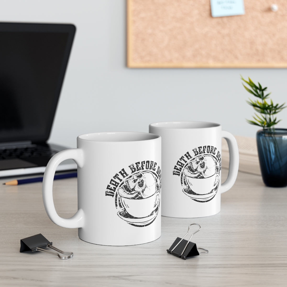 death before decaf mug