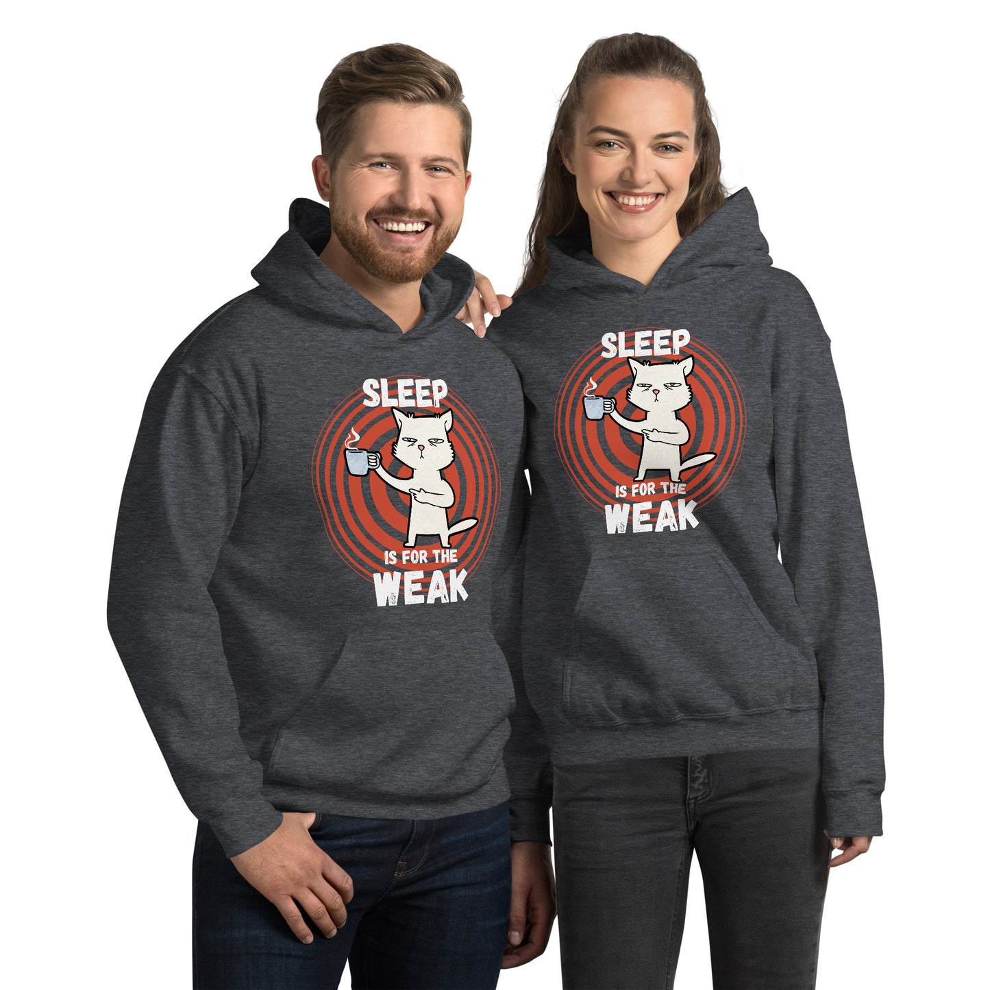 sleep is for the weak unisex hoodie